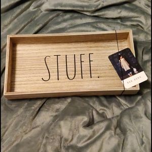 Rae Dunn "Stuff" Tray